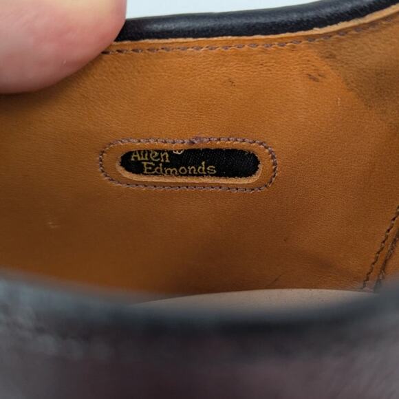 Allen Edmonds Park Avenue Burgundy Cap Toe Oxford Men’s 11 Made in USA - Picture 10 of 11